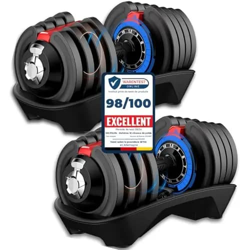 DH FitLife Haltère Réglable 18 kg