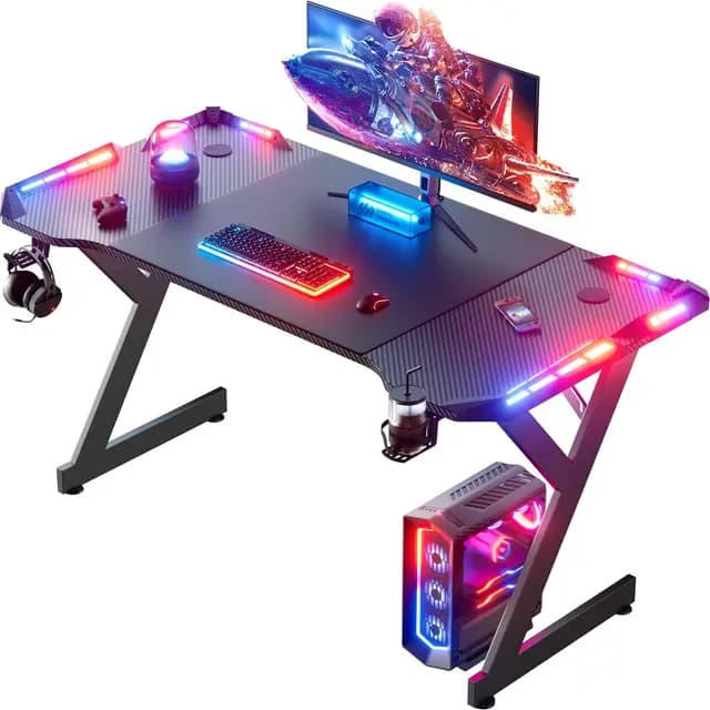 HLONONE LED Bureau Gaming 120x60cm – Image 1