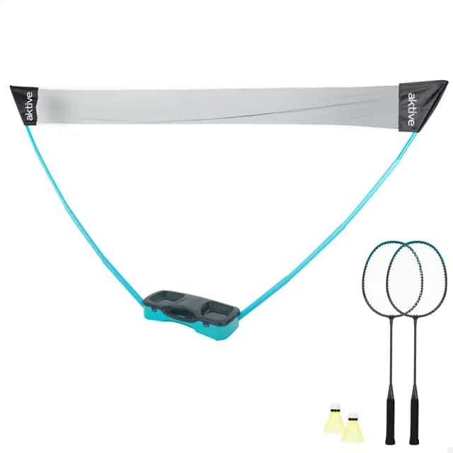 AKTIVE Filet de Badminton Portable