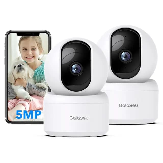 GALAYOU 3K Caméra de Surveillance Intérieure WiFi PTZ