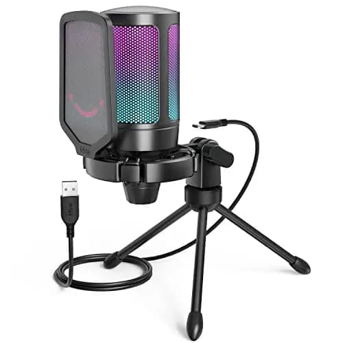 FIFINE USB Microphone de Bureau