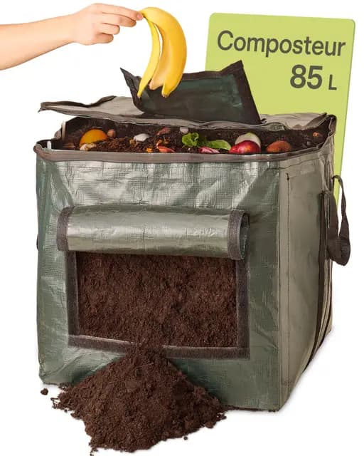 Praknu 85L Composteur de Jardin – Image 1