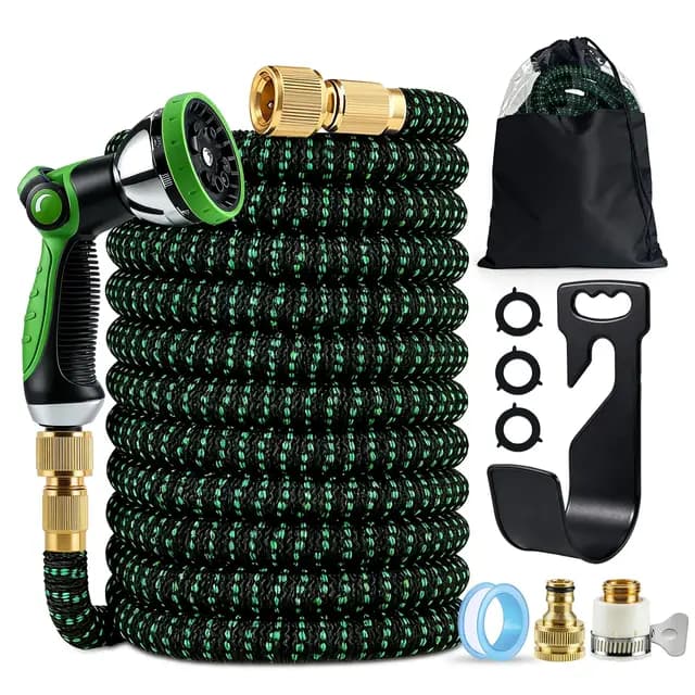 Qingning Tuyau d'Arrosage Extensible 30m
