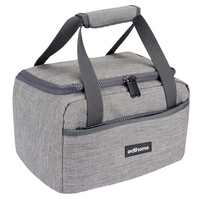 edihome Sac Isotherme 8L Gris