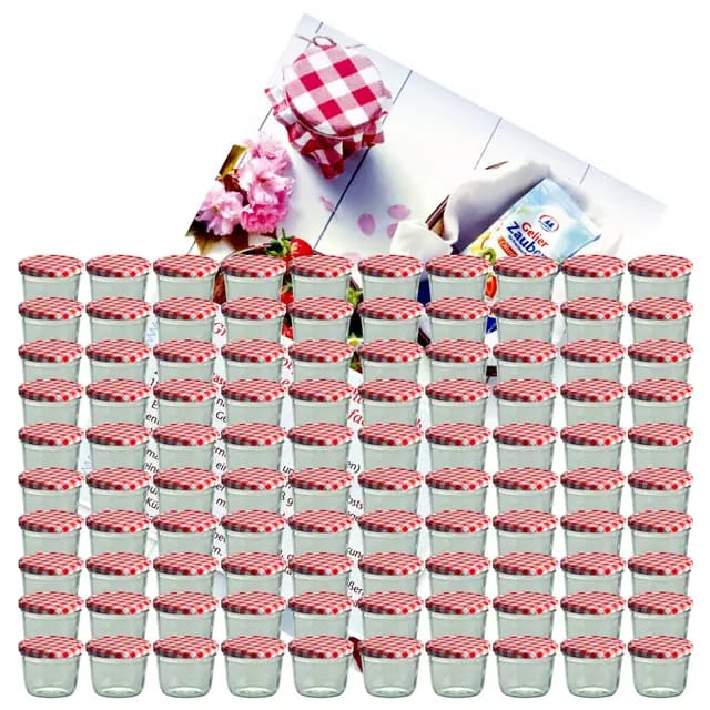 MamboCat Bocaux en Verre Ronds 230ml