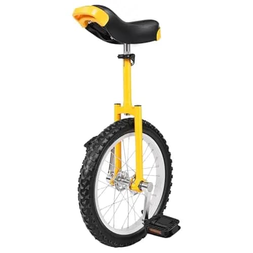 TFGXUE Einrad Kinder Monocycle jaune – Image 1