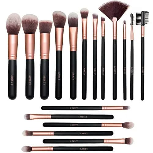 Nestling Pinceaux Maquillage 18 pièces Rose Doré
