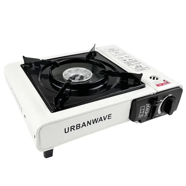 Réchaud à Gaz, Réchaud Extérieur Compact, Réchauds de Camping 2800 W, Gas Heating Portable pour Camping, Cuisinière à Gaz, Réchauds à Cartouches, pour Une Utilisation Intérieure et Extérieure