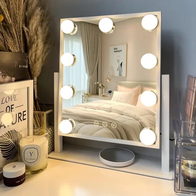 LuxeVue Miroir de Maquillage Lumineux