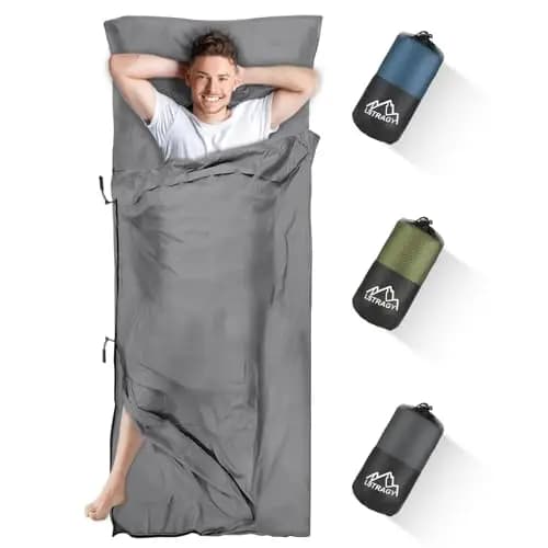 LSTRAGY Sac de Couchage 2 en 1