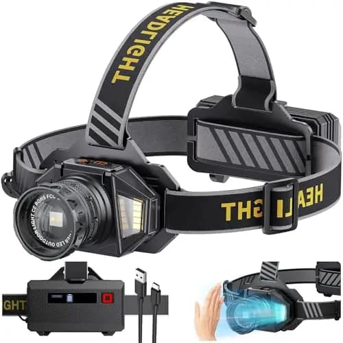 ECHOBUY Lampe Frontale LED 120000 Lumens