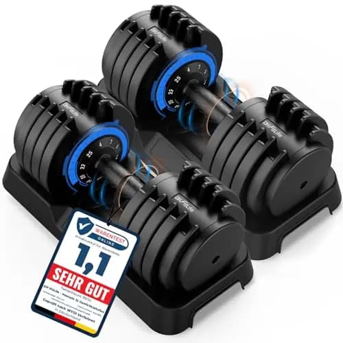 DH FitLife Haltères réglables 25 kg