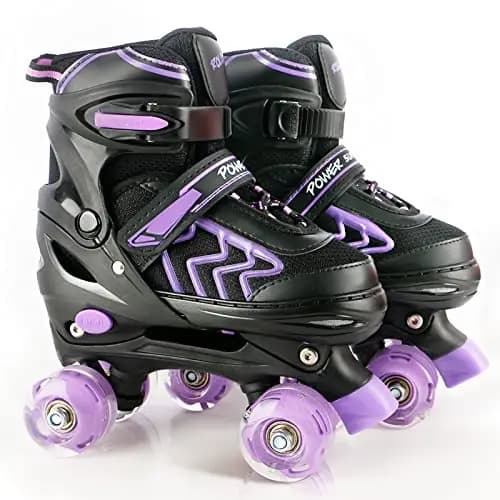 PIPIZHU Patins à roulettes Quad