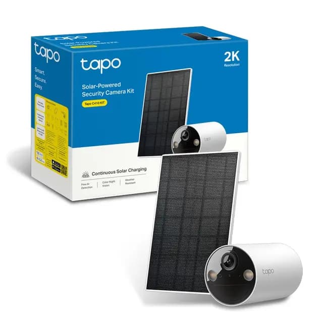 Tapo C410 Caméra de Surveillance Solaire