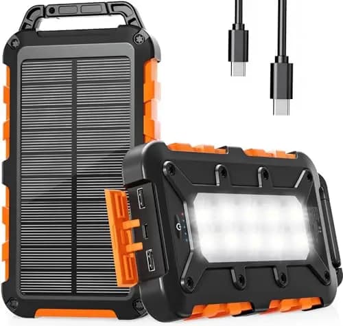 WOWMVP 10000mAh Batterie Solaire