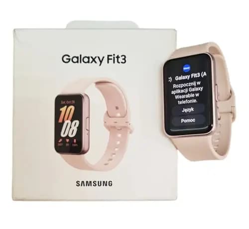 Samsung Galaxy Fit3 - Montre connectée avec écran AMOLED de 40 mm, corps en aluminium, suivi complet de l’activité physique et de la santé, batterie jusqu’à 13 jours, charge rapide, 5 ATM, rose doré