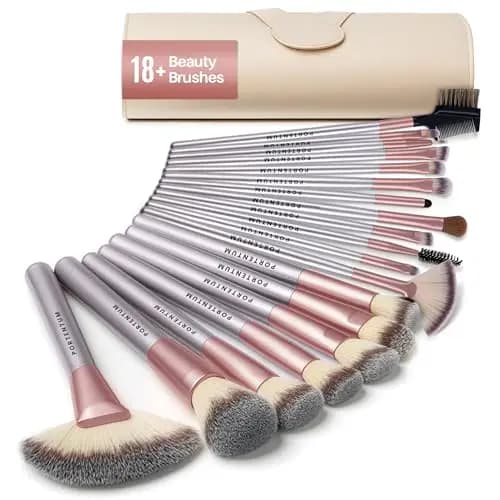 Portentum Lot de 18 Pinceaux Maquillage