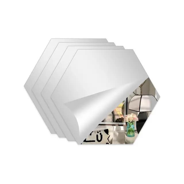 Abyssaly Miroir Hexagonal Autocollant
