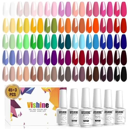 Vishine Vernis Gel Semi-Permanent 48 Couleurs