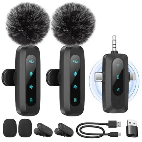 WARM BOX Microphone Lavalier sans Fil