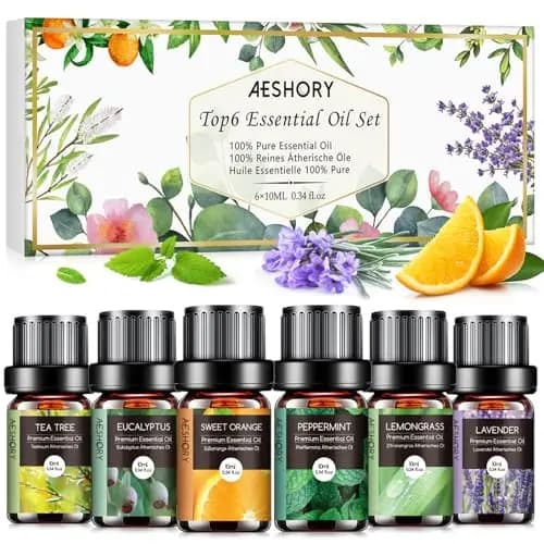 Aeshory Kit Huiles Essentielles 6x10ml