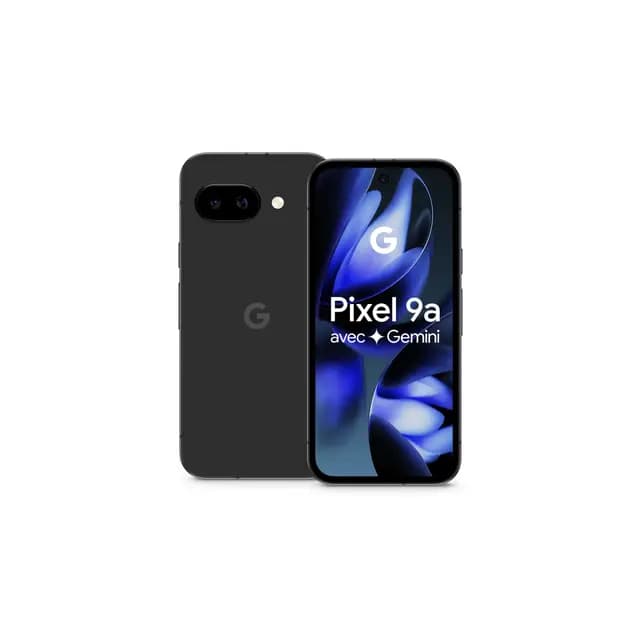 Google Pixel 9a – Smartphone Android débloqué avec Appareil Photo IA, Batterie Longue durée et sécurité Robuste – Noir Volcanique, 128GB