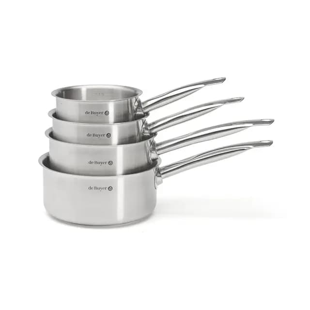 De Buyer Lot de 4 Casseroles Inox