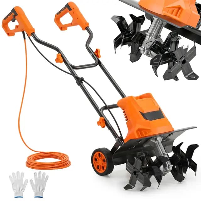 Outsunny 1500W Motobineuse électrique
