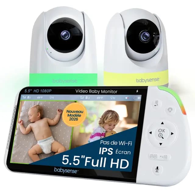 Babysense MVPRO-2CAM Moniteur bébé