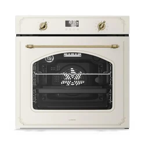 Klarstein Victoria Pyro Four Encastrable Pyrolyse 60 cm 76 L Crème – Image 1