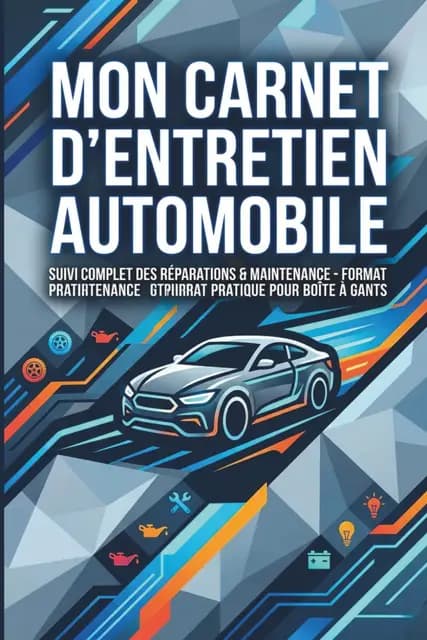 Carnet Entretien Automobile
