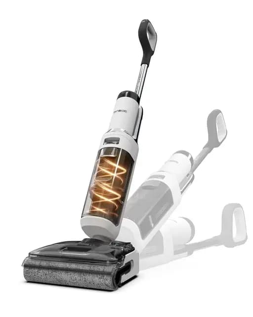 Tineco Floor One Stretch S6 Aspirateur Laveur, Aspirateur Sec et Humide Puissant Intelligent, portée à Plat 180°, Nettoyage Deux Bords, Auto-Nettoyage Flashdry à 70℃ en 5 Min, 40 Min d'autonomie – Image 1