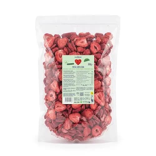 nut&me Fraises Lyophilisées Tranches