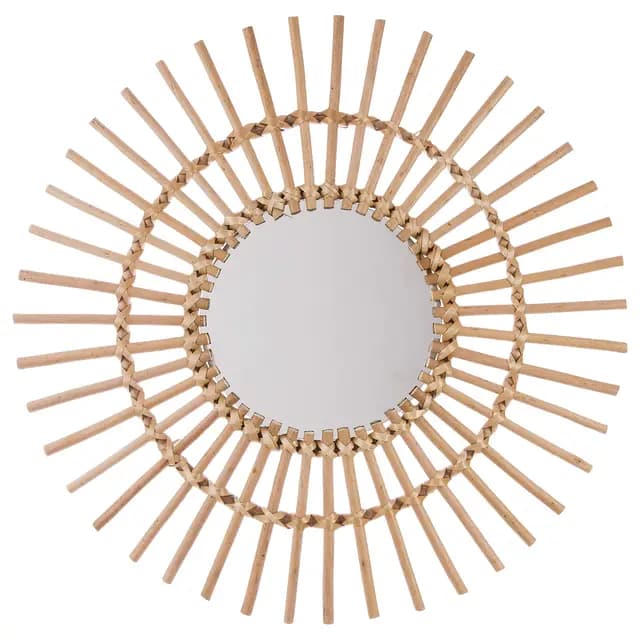 Univers Decor Miroir rotin Soleil