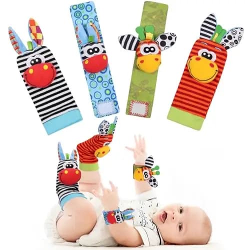 HAGOT Hochet Chaussettes Bébé