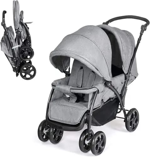 Dreamade Poussette Tandem Pliable
