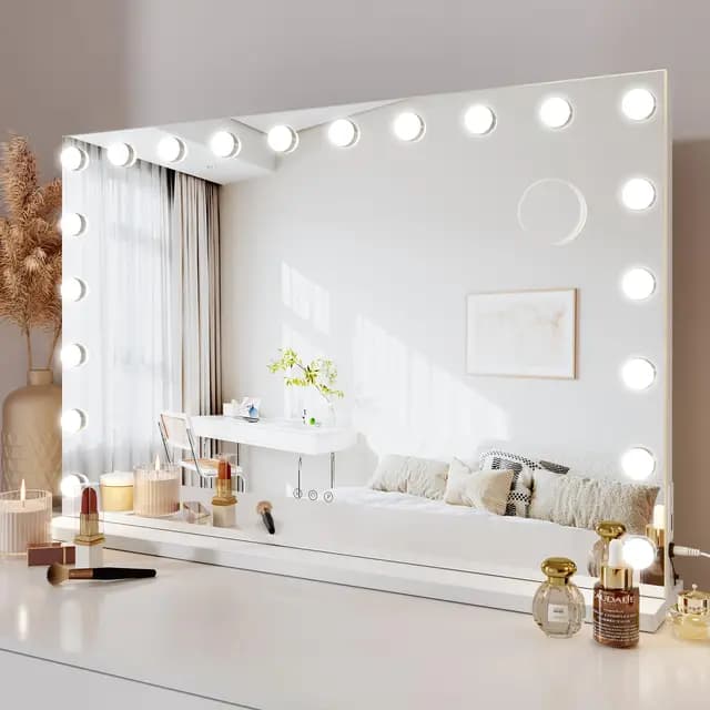 Dripex Miroir Maquillage LED
