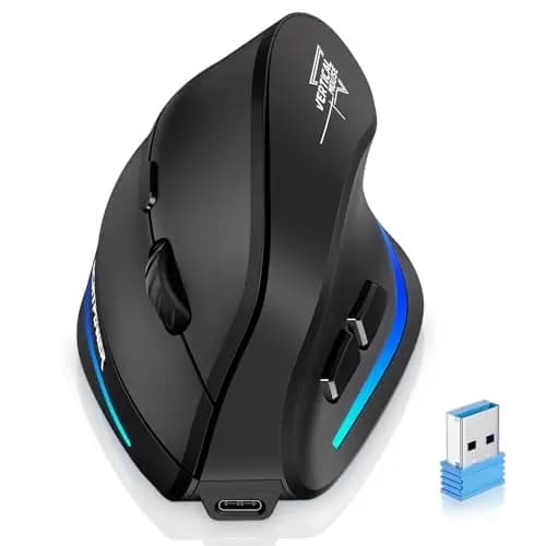 ECHTPower 2025 Souris Ergonomique sans Fil
