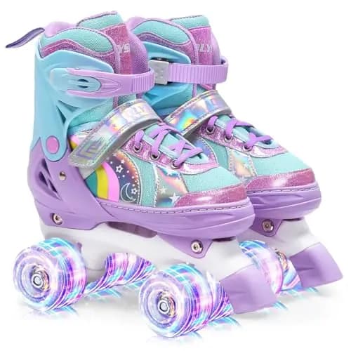 OLYSPM Patins à roulettes réglables