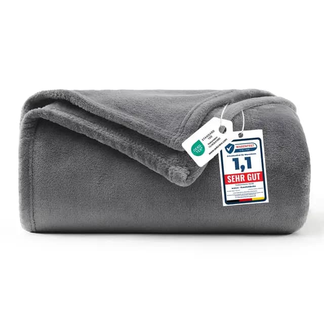WAVVE Plaid Microfibre Gris Anthracite