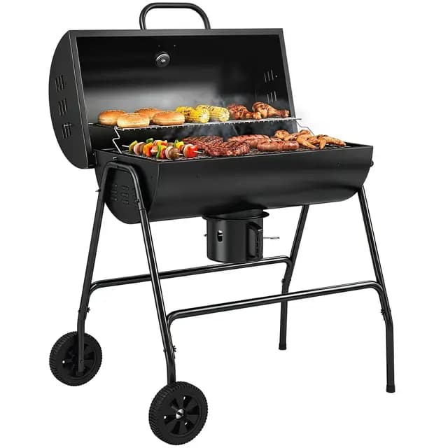 Outsunny Barbecue au charbon de bois