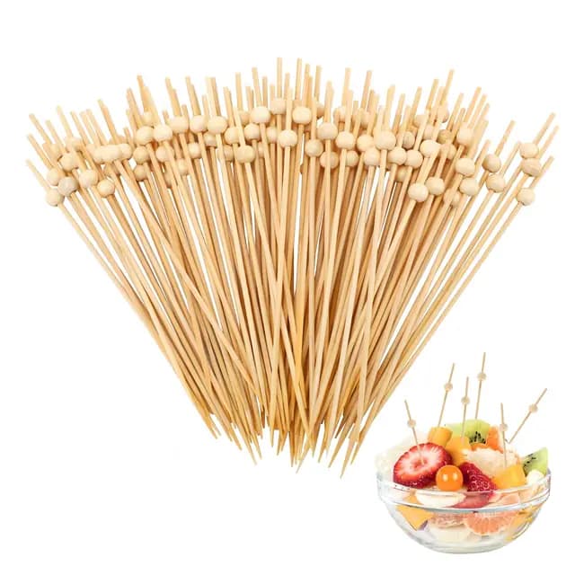 Zikenis Brochettes en Bambou 12cm