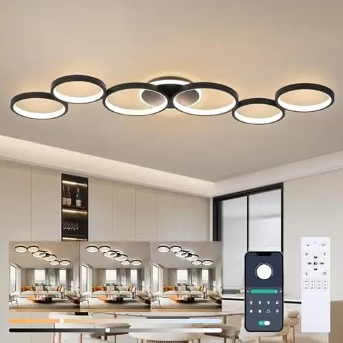 Liyabber Plafonnier LED Dimmable