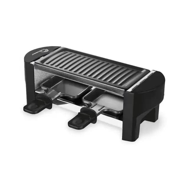 LITTLE BALANCE 8559 Black Jura 2, Appareil à raclette 1 ou 2 personnes, Sans PFAS, Antiadhésif, 320 W, Bleu nuit – Image 1