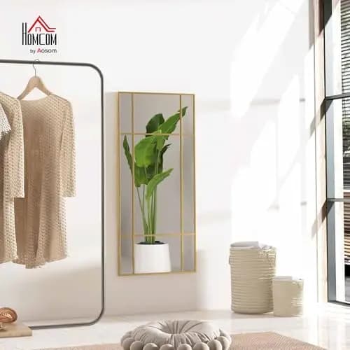 HOMCOM Miroir Verrière Industriel