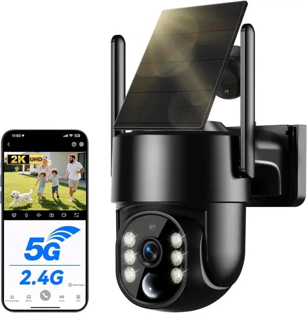 WESECUU S400 Caméra de surveillance solaire
