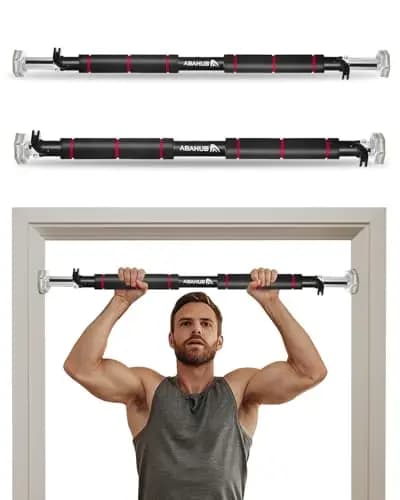 Abahub Barre de Traction Porte Réglable 65-100 cm Sans Vis