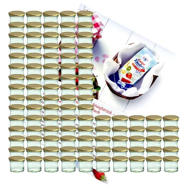 MamboCat Bocaux à Confiture 125ml