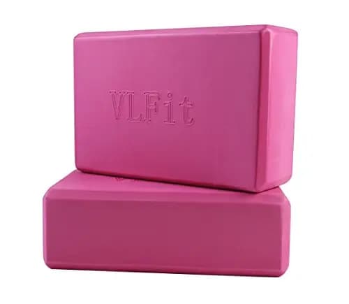 Lot de 2 Blocs de Yoga de VLFit – Choix de Couleur- (2 pièces) - 22 x 15 x 7,6 cm par bloc - Blocs de yoga pour homme et femme - Blocs pour Pilates