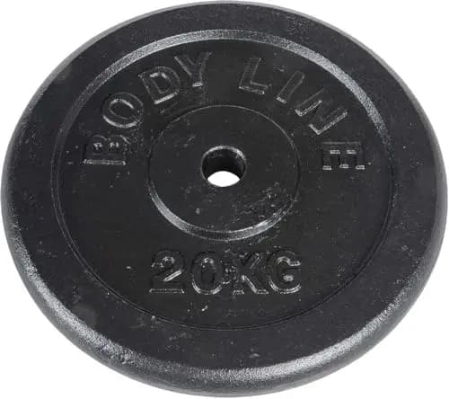Bodyline PIG IRON Disque de Fonte 20 kg - Axe 25 mm